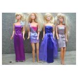 Mattel Barbie Doll Lot of 4 -