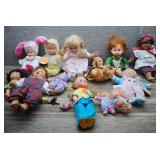 Vtg Anne Geddes, Gi-Go & Porcelain Doll Lot
