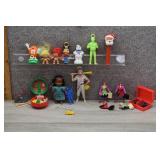 Lot Assorted Vtg Toys, Figures, and Trolls
