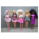Mattel Barbie Doll Lot of 5 -
