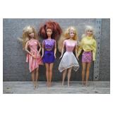 Mattel Barbie Doll Lot of 4