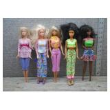 Mattel Barbie Doll Lot of 5