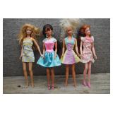 Mattel Barbie Doll Lot of 4 -