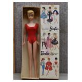Vtg Swirl Ponytail Barbie w/ Original Outfit & Box