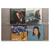4 Vinyl Records -Buck Owens, Glen Campbell