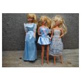 Mattel Barbie Doll Lot of 3 -