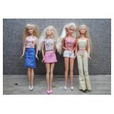 Mattel Barbie Doll Lot of 4 -