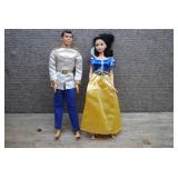 Mattel Disney Snow White & Prince Doll Lot
