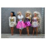 Mattel Barbie Doll Lot of 4