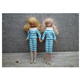 Vtg 1980s Pair of Skipper Dolls - Mattel Barbie