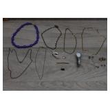 Misc Jewelry Lot, Necklaces, Earrings,Brooches etc