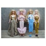 Mattel Barbie Doll Lot of 4 -