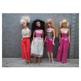Mattel Barbie Doll Lot of 4 -