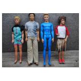 Mattel Barbie's Ken Doll Lot; Troy, Ken & Ryan
