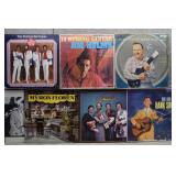 7 Vinyl Records -Country