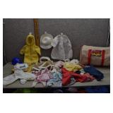 Vtg LEGO Duplo Tote Filled W/Doll Clothes