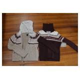 2 Vintage Women's Zip-up Sweaters