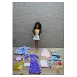 Mattel Barbie Doll & Outfit Lot