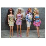 Mattel Barbie Doll Lot of 4;California Dream Midge