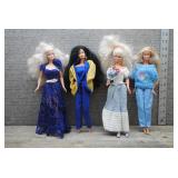 Mattel Barbie Doll Lot of 4
