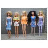 Mattel Barbie Doll Lot of 5 -
