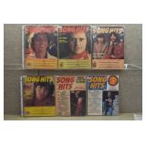 6 Vinyl Records -Song Hits