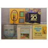 5 Vinyl Records -Country