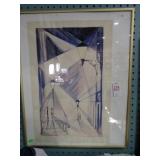 W/C STREET SCENE 16x20