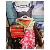 TEXTILES, MAGAZINE RACKS, TOLE TRAYS, MORE