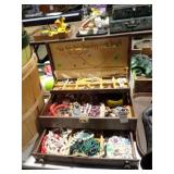 JEWELRY BOX W/ CONTENTS