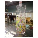 KOSTA BODA ART GLASS VASE  12'
