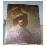 UNSIGNED O/C PORTRAIT - AS FOUND 24x30
