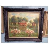 LG O/C LANDSCAPE 'DYKES' BY JOHN MYERS 38x33