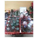 3 TRAYS COKE GLASSES & COLLECTIBLES