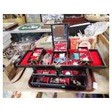 JEWELRY BOX W/ CONTENTS