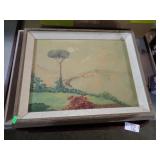 2 FRAMED ART UP TO 19x15