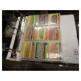 BINDER OF EARLY BASEBALL CARDS