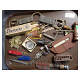 STRAPS, KNIVES, MINI CANNON, MISC