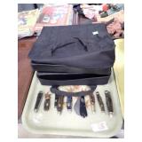 CARRY CASE + POCKET KNIVES