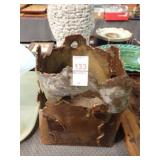 ABSTRACT CERAMIC BASKET