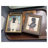 4 SMALL SHADOW PORTRAITS