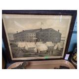 'LIBBY PRISON' ETCHING 18x15