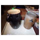 POTTERY URN + PITCHER (needs gluing)