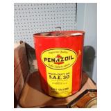 PENNZOIL SAE 30 OIL CAN