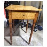 FEDERAL BIRD'S EYE MAPLE 1-DR STAND 29'