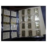 2 BINDERS REPLICA BULLION BARS & US COINS