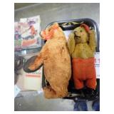 2 EARLY BEAR WINDING TOYS