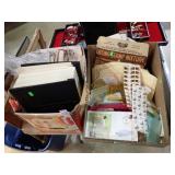 2 BOXES STAMP COLLECTING
