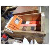 CRATE W/ HISTORY BOOKS