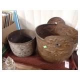 2 COPPER BUCKETS